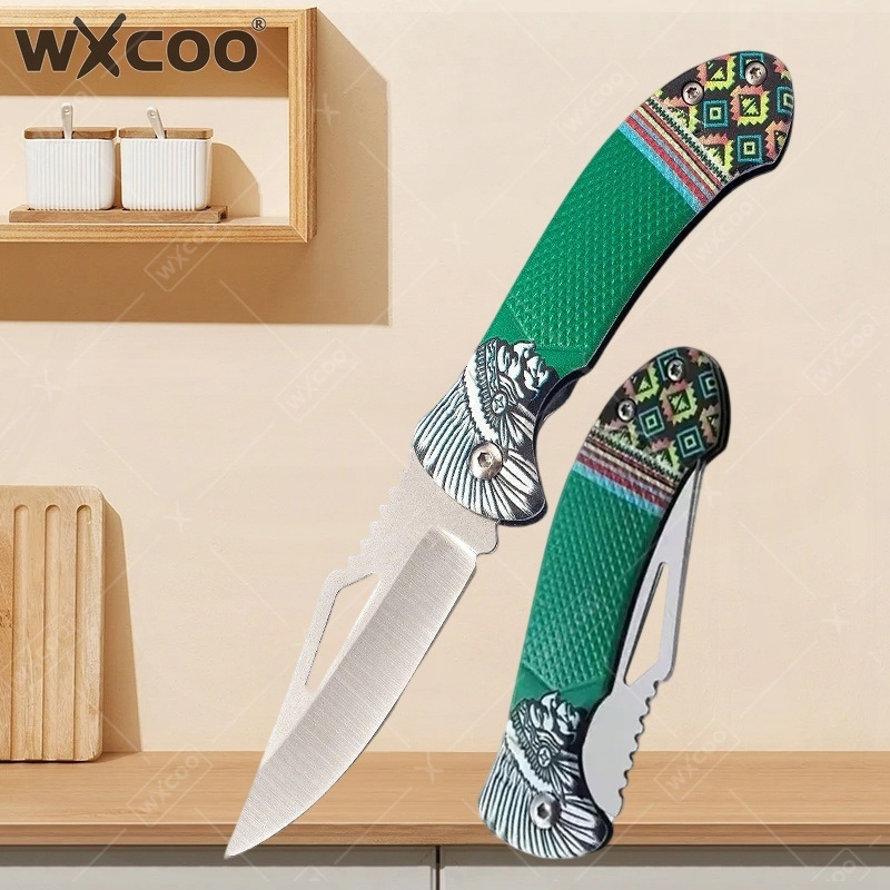 Kitchen Gadgets China - Cuchillo Plegable WXCOO de Acero Inoxidable,