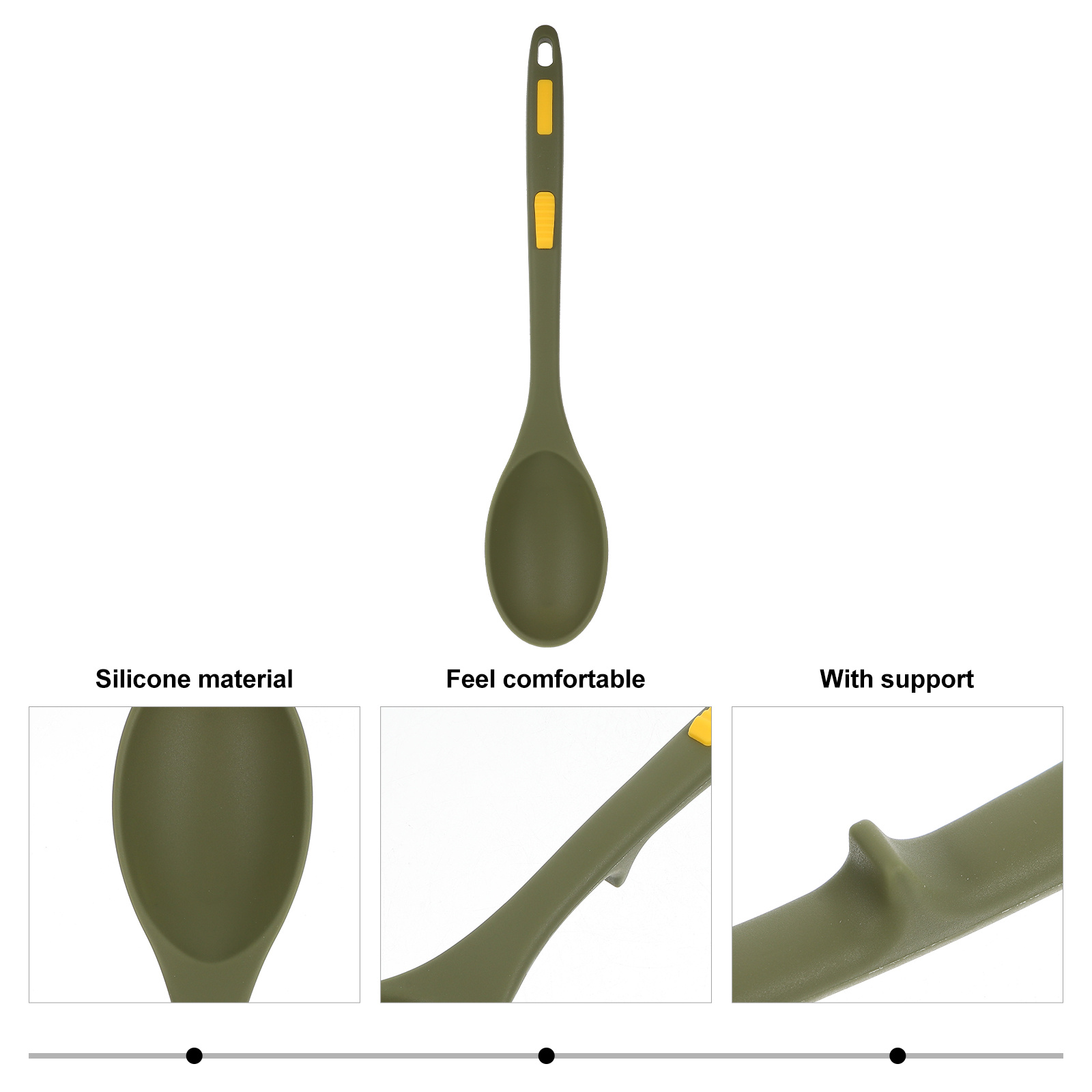 Cuchara de silicona resistente - Kitchen Gadgets China reseña y precio