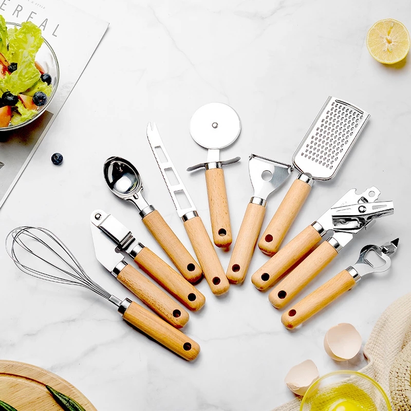 Juego de 9 utensilios de cocin - Kitchen Gadgets To Gift reseña y precio